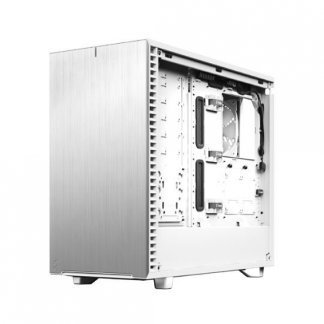 Fractal Design Define 7 - Tempered Glass Edition - tower - extended ATX - windowed side panel (tempered glass) - no power supply (ATX) - white - USB/Audio - 37