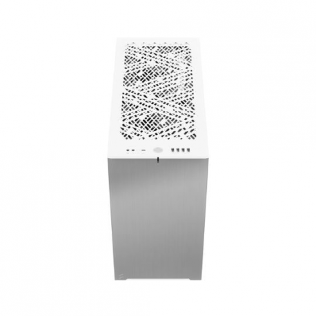 Fractal Design Define 7 - Tempered Glass Edition - tower - extended ATX - windowed side panel (tempered glass) - no power supply (ATX) - white - USB/Audio - 40