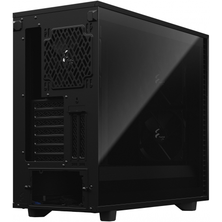Fractal Design Define 7 - Tempered Glass Edition - tower - extended ATX - windowed side panel (tempered glass) - no power supply (ATX) - black - USB/Audio - 3