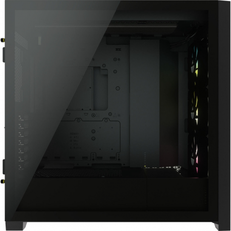 Corsair RGB Computer Case iCUE 5000X Side window, Black, ATX, Power supply included No