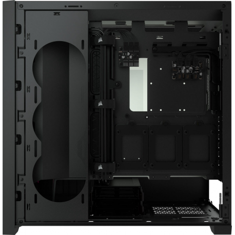 Corsair RGB Computer Case iCUE 5000X Side window, Black, ATX, Power supply included No