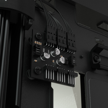 Corsair RGB Computer Case iCUE 5000X Side window, Black, ATX, Power supply included No
