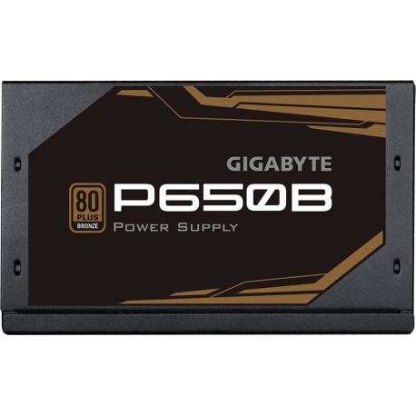 GIGABYTE GP-P650B 650W ATX12V 80 PLUS BRONZE Certified Active PFC Power Supply