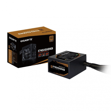 GIGABYTE GP-P650B 650W ATX12V 80 PLUS BRONZE Certified Active PFC Power Supply