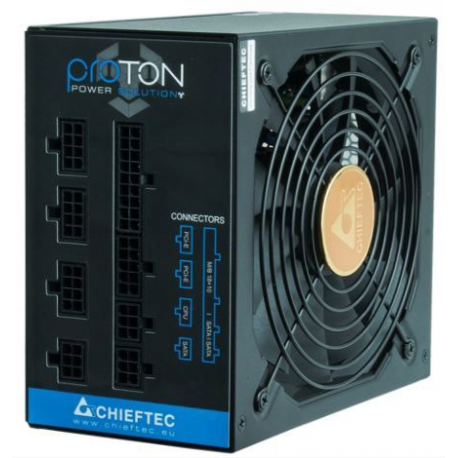 Chieftec Proton Series BDF-850C - Power supply (internal) - ATX12V 2.3 - 80 PLUS Bronze - AC 115-230 V - 850 Watt - active PFC - 3