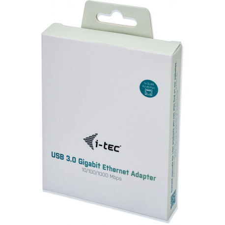 i-Tec USB 3.0 Metal Gigabit Ethernet Adapter - network adapter - USB 3.0 - Gigabit Ethernet x 1 - 4