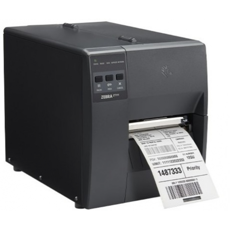 Zebra ZT111 - Label printer - direct thermal - Roll (11.4 cm) - 203 dpi - up to 254 mm / sec - USB 2.0, LAN, serial, Bluetooth - 1