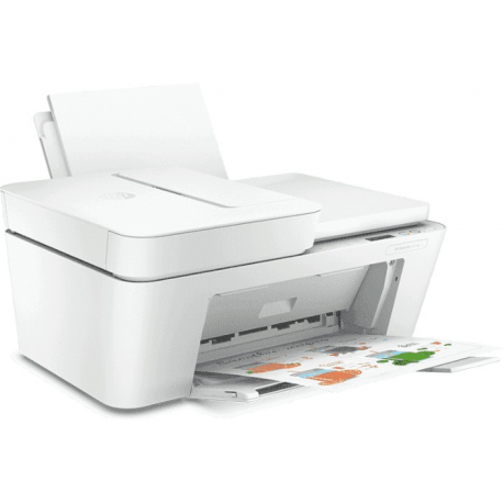HP DeskJet Plus 4120e All-in-One Printer - A4 Color Ink, Print/Copy/Scan/Mobile Fax, Automatic Document Feeder, Manual Duplex, W