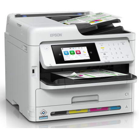Epson WorkForce Pro WF-C5890DWF - Multifunction printer - colour - ink-jet - A4 / Legal (media) - up to 25 ppm (printing) - 330 sheets - 33.6 Kbps - USB 2.0, Gigabit LAN, Wi-Fi(n), NFC, USB 2.0 host - 3