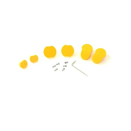 Kit, Media Core Adaptors for 1.5in., 2in. & 3in. Diameter Media Cores, (set of 2 each), ZD421D, ZD421T