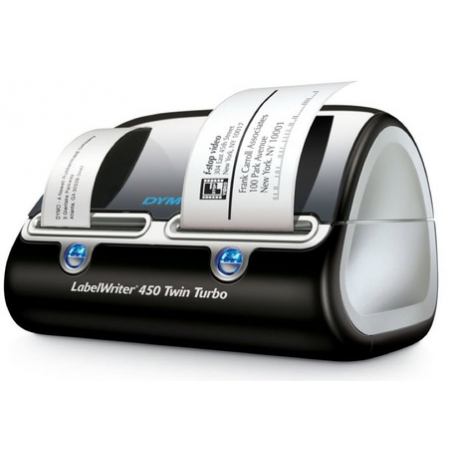 DYMO LabelWriter 450 Twin Turbo - Label printer - direct thermal - Roll (6.2 cm) - 600 x 300 dpi - up to 71 labels / min - capacity: 2 rolls - USB - 0