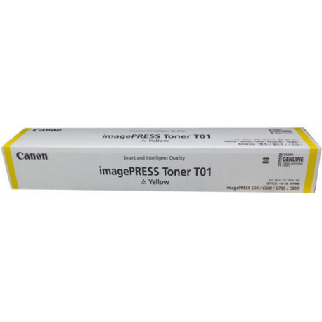 Canon T01 - Yellow - original - toner cartridge - for imagePRESS C800 - 0