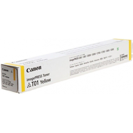 Canon T01 - Yellow - original - toner cartridge - for imagePRESS C800 - 1