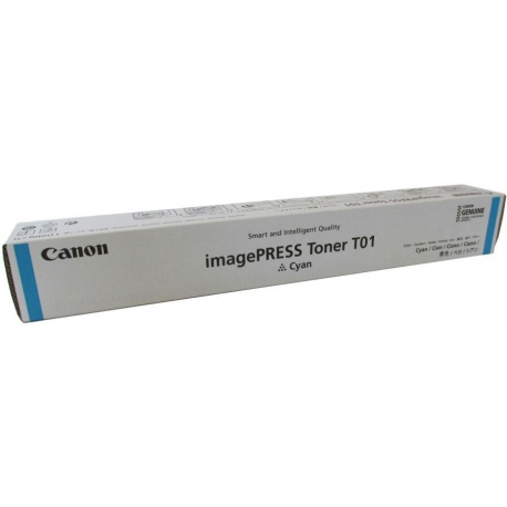 Canon T01 - Cyan - original - toner cartridge - for imagePRESS C800 - 0