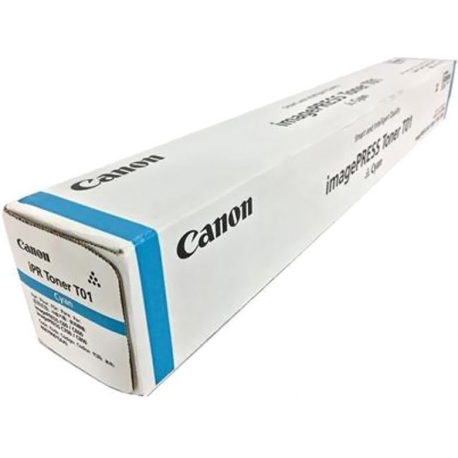Canon T01 - Cyan - original - toner cartridge - for imagePRESS C800 - 1