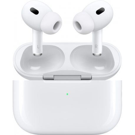 Apple AirPods Pro - 2nd generation - true wireless earphones with mic - in-ear - Bluetooth - active noise cancelling - white - 0