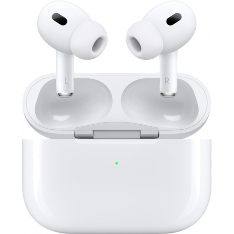 Apple AirPods Pro - 2nd generation - true wireless earphones with mic - in-ear - Bluetooth - active noise cancelling - white - 0