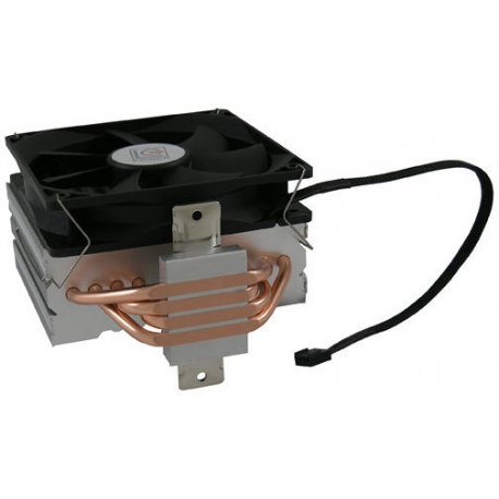 LC Power Cosmo Cool - Processor cooler - (for: LGA775, LGA1156, AM2, AM2+, LGA1366, AM3, LGA1155, AM3+, LGA2011, FM1, FM2, LGA1150, LGA2011-3, LGA1151) - aluminium - 120 mm - black / silver - 3