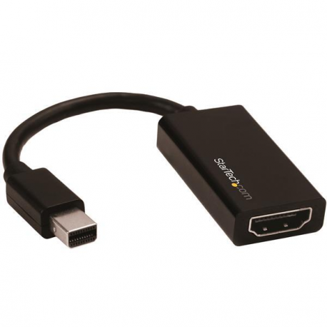 StarTech.com Mini DisplayPort to HDMI Adapter - 4K mDP to HDMI Converter - UHD 4K 60Hz (MDP2HD4K60S) - Video converter - DisplayPort - HDMI - 0