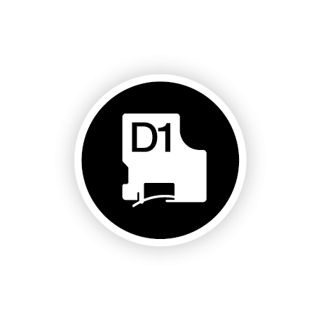 DYMO D1 Durable - Self-adhesive - black on white - Roll (1.2 cm x 5.5 m) 1 cassette(s) label tape - for LabelMANAGER 100, 150, 160, 200, 210, 220, 260, 280, 300, 360, 420, 450; MobileLabeler - 2