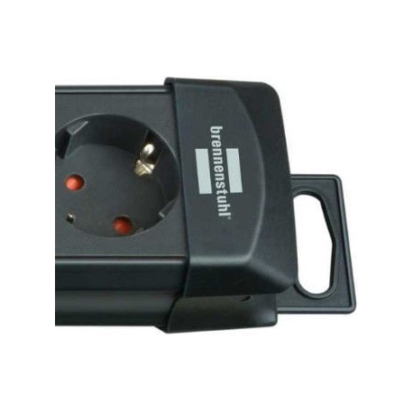 brennenstuhl Premium-Line - Power strip - output connectors: 6 - 3 m - black - 3