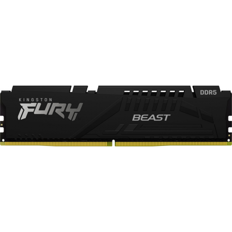 Kingston FURY Beast - DDR5 - module - 32 GB - DIMM 288-pin - 5600 MHz  /  PC5-44800 - CL36 - 1.25 V - unbuffered - on-die ECC - black - 0