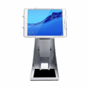 Star mUNITE EZ100 - Stand - for printer  /  tablet - includes customer facing display mount - steel - white - desktop