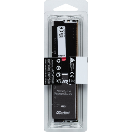 Kingston FURY Beast - DDR5 - module - 32 GB - DIMM 288-pin - 6000 MHz  /  PC5-48000 - CL36 - 1.35 V - unbuffered - on-die ECC - black - 5
