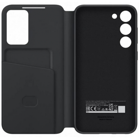 Samsung EF-ZS916 - Flip cover for mobile phone - black - for Galaxy S23+ - 3