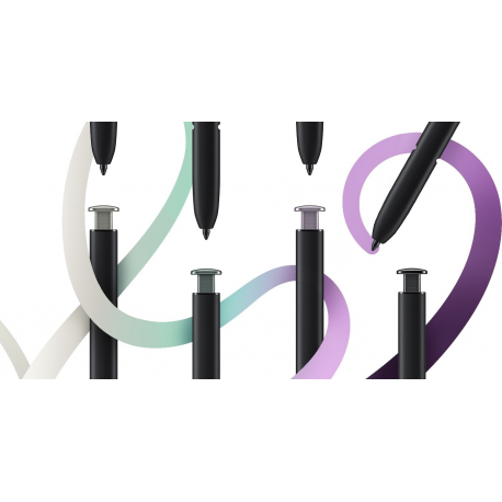 Samsung S Pen - Active stylus - Bluetooth - phantom black - for Galaxy S23 Ultra - 3