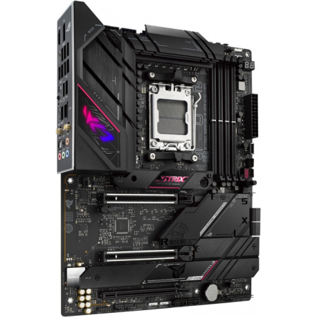 ASUS ROG Strix B650E-E Gaming WiFi - Motherboard - ATX - Socket AM5 - AMD B650 Chipset - USB 3.2 Gen 1, USB 3.2 Gen 2, USB-C 3.2 Gen2, USB-C 3.2 Gen 2x2 - 2.5 Gigabit LAN, Wi-Fi 6, Bluetooth - onboard graphics (CPU required) - HD Audio (8-channel) - 1