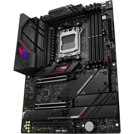 ASUS ROG Strix B650E-E Gaming WiFi - Motherboard - ATX - Socket AM5 - AMD B650 Chipset - USB 3.2 Gen 1, USB 3.2 Gen 2, USB-C 3.2 Gen2, USB-C 3.2 Gen 2x2 - 2.5 Gigabit LAN, Wi-Fi 6, Bluetooth - onboard graphics (CPU required) - HD Audio (8-channel) - 3