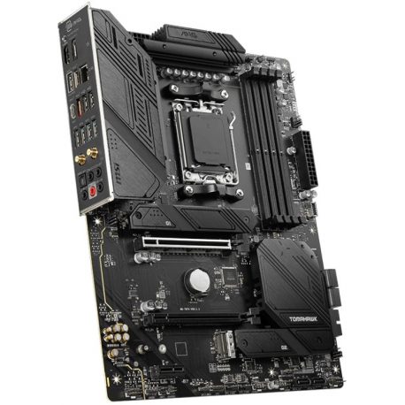 MSI MAG B650 TOMAHAWK WIFI - Motherboard - ATX - Socket AM5 - AMD B650 Chipset - USB 3.2 Gen 1, USB 3.2 Gen 2, USB-C 3.2 Gen2, USB-C 3.2 Gen 2x2 - 2.5 Gigabit LAN, Bluetooth, Wi-Fi - onboard graphics (CPU required) - HD Audio (8-channel) - 1