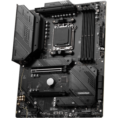MSI MAG B650 TOMAHAWK WIFI - Motherboard - ATX - Socket AM5 - AMD B650 Chipset - USB 3.2 Gen 1, USB 3.2 Gen 2, USB-C 3.2 Gen2, USB-C 3.2 Gen 2x2 - 2.5 Gigabit LAN, Bluetooth, Wi-Fi - onboard graphics (CPU required) - HD Audio (8-channel) - 2