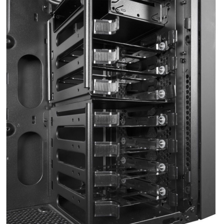 Chieftec Mesh Series CW-01B-OP - Tower - ATX - no power supply (ATX) - black - USB/Audio - 6