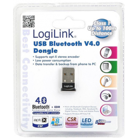 LOGILINK BT0037 LOGILINK - Bluetooth 4.0, Adapter USB 2.0 Micro