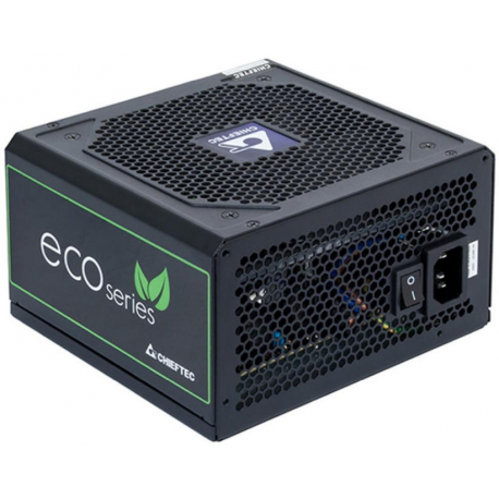 Chieftec ECO Series GPE-500S - Power supply (internal) - ATX12V 2.3 - AC 230 V - 500 Watt - active PFC - 0