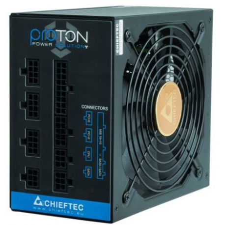 Chieftec Proton Series BDF-650C - Power supply (internal) - ATX12V 2.3 - 80 PLUS Bronze - AC 115-230 V - 650 Watt - active PFC - 1