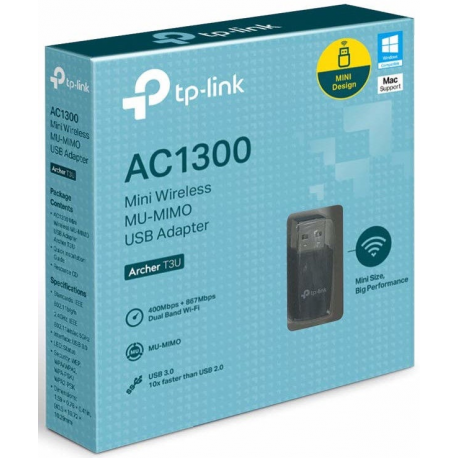 TP-Link Archer T3U - Network adapter - USB 3.0 - Wi-Fi 5 - 2