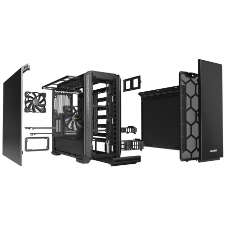 be quiet! Silent Base 601 - Tower - extended ATX - no power supply (ATX / PS/2) - black - USB/Audio - 6
