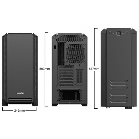 BE QUIET SILENT BASE 601 Window Black Midi Tower with viewing window