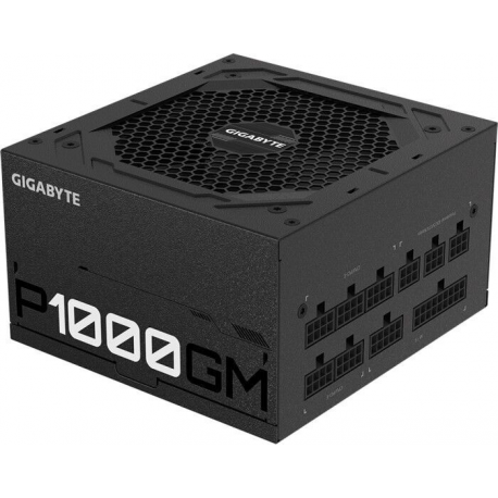 Gigabyte P1000GM - Power supply (internal) - ATX12V 2.31 - 80 PLUS Gold - AC 100-240 V - 1000 Watt - active PFC - 0