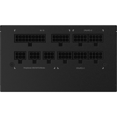 Gigabyte P1000GM - Power supply (internal) - ATX12V 2.31 - 80 PLUS Gold - AC 100-240 V - 1000 Watt - active PFC - 4