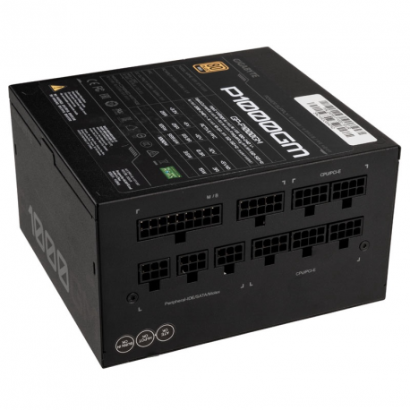 Gigabyte P1000GM - Power supply (internal) - ATX12V 2.31 - 80 PLUS Gold - AC 100-240 V - 1000 Watt - active PFC - 8
