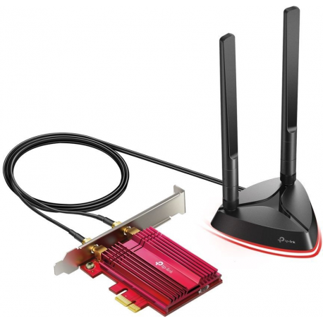 TP-LINK AX3000 Wi-Fi 6 Bluetooth 5.0 PCIe Adapter TX3000E 2.4GHz/5GHz, Antenna type 2xHigh-Gain External Antennas, 574+2402 Mbit