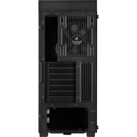 Corsair Tempered Glass Mid-Tower ATX Case 110R Side window, Mid-Tower, Black, Power supply included No, Steel, Tempered Glass
