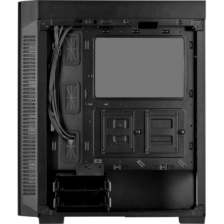 Corsair Tempered Glass Mid-Tower ATX Case 110R Side window, Mid-Tower, Black, Power supply included No, Steel, Tempered Glass