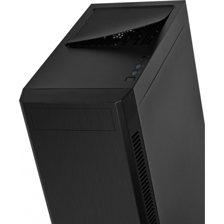 Corsair Tempered Glass Mid-Tower ATX Case 110R Side window, Mid-Tower, Black, Power supply included No, Steel, Tempered Glass