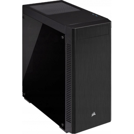 Corsair Tempered Glass Mid-Tower ATX Case 110R Side window, Mid-Tower, Black, Power supply included No, Steel, Tempered Glass