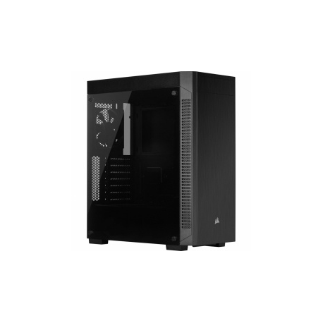 Corsair Tempered Glass Mid-Tower ATX Case 110R Side window, Mid-Tower, Black, Power supply included No, Steel, Tempered Glass